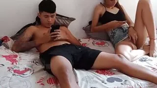 What are you doing stepsister!! Why are you masturbating next to me?