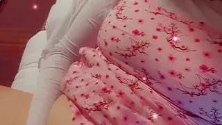 Chubby fairy slut plays with her fat tight pussy
