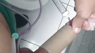 I stuck a tube in my dick it held and stuck