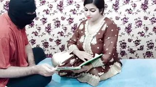 Beautiful Hindi Student Seduces and Fucks with her Teacher Boy