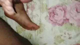 Foot Job with jelousy wife
