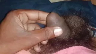 Indian gay's masturbation in bathroom