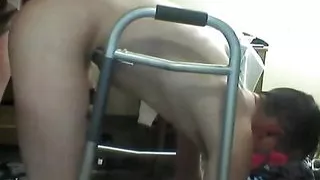 Putting All Kinds of Things in My Ass Before Strapon Fucking Me Pegging