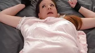 Bondage stepteen POV pussydrilled by perv stepdaddy