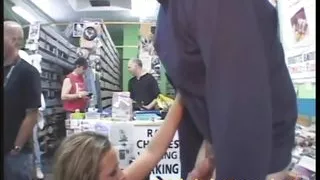 Sophia Gently with big breast fucking on videostore