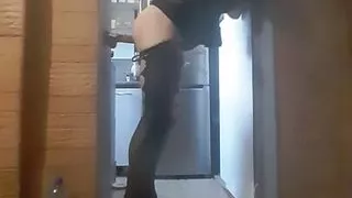 Crossdresser anal dildo fuck