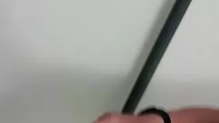 Toni waiting nude in hotel staircase