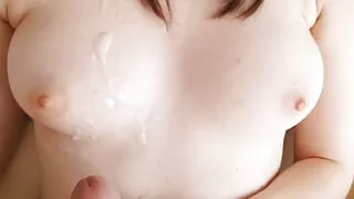 POV Jerking Off Directly On My Tits!