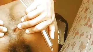 Asian Sri Lankan Guy Ass Fun Sex Pleasure with a Egg Beater in The Ass Hole