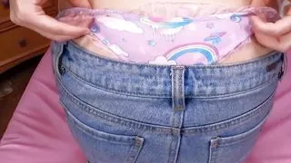 POV smallboobs stepdaughter in stockings pussynailed