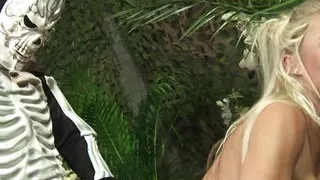 The horny nun and her priest companion show the witch doctor how its done