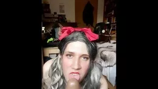 Sucking  sisters boyfriends  big black cock