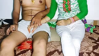 Mangalsutra tied on the cock and fucked.