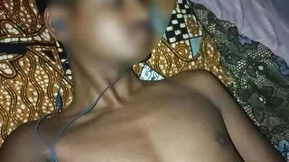 Village boy big cock show with his face