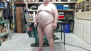 Jerking off in my Shop