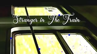 An unknown girl touches my dick in the train and then I jerk off in the bathroom.