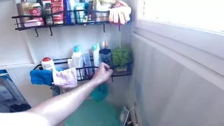 Mollige Frauen, Papa, Runterholen, Dusche, Voyeursex, Jung