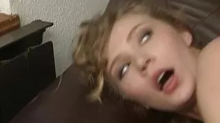 A slim blonde beauty from Germany gets her tight holes fucked by a thick cock