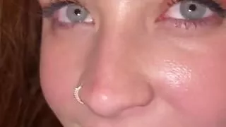 Girl give blowjob and gets fucked in her ass