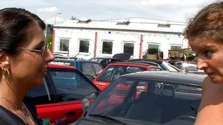 Sex in car demolition Park 1