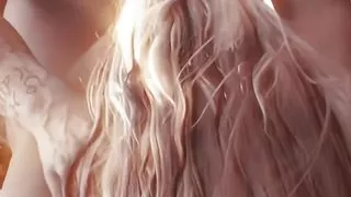 Getting into doggy style outdoors ends with the milf bent over and her ass covered