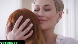 FamilyStrokes - Big Assed Busty Stepmom Gives Teen Stepdaughter And Black Stepson A Sex Lesson