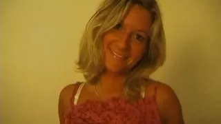 My cousin Lucka a natural blonde with a shaved pussy did a porn audition