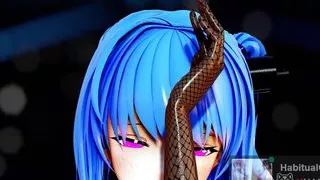 mmd r18 Saint Louis princess fuck step dad with big dick 3d hentai
