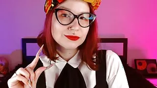 Trance session with a long claws