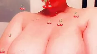 Chubby Demon girl with big boobs seduces you