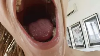 Horny Babe Fucks Her Shaved Pussy With A Long Dildo