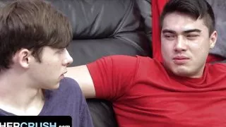 BrotherCrush - Cute Young Twink Gets His Tight Asshole Filled With His Step Brothers Hot Jizz