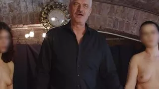 Two Brunette Hotties Tormented Together