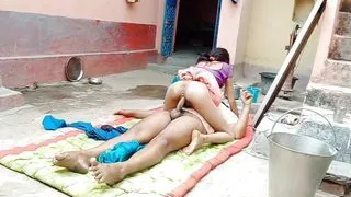 First time Indian bhabhi outdoor sex Hindi