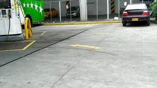 Masturbation at the bank teller