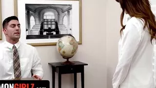 Mormon Step-Bro Teases And Seduces His Teen Step-Sister Until He Takes Her Virginity - TeamSkeet