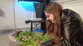 Cuckold Blowjob and Nettle Games