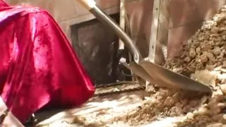 Audrey Gets Anally Fucked While Sucking A Big Dildo Then She's Fed Cum feat. Otto Bauer