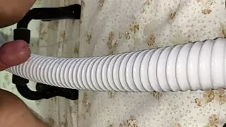 Small Penis Humping And Cumming On A Vacuum Cleaner Hose
