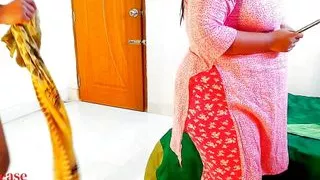 Stepson enters stepmom's room & Jabardasti Fight to tie her for sex, but Hot MILF stepmom ties stepson & fucks His - Cowgirl Sex