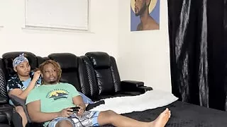 Kendale Had His Stepmom Braid His Hair She Couldn't Hold Back Her Horniness For Her Stepson They Have Sex In The Leaving room