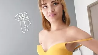 Shy Petite Colombian Teen First Model Casting Audition Gets Her Pussy Filled With Cock