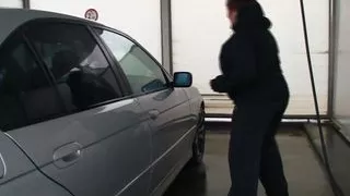 Big booty fatty gets fucked in the shower