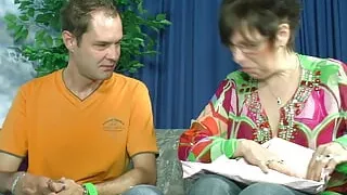 Geman mature Loves the sofa 3