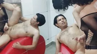 cute mistress pegging submissive