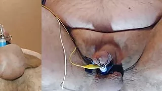 Dripping precum and cum all over your face while stimming.  Simulated facial.