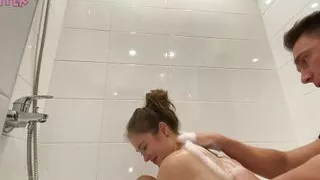 I Am On One With My Step Daughter In The Bathroom