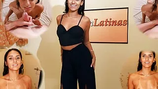 Beautiful Brazilian babe step sister fucked in the hotel!