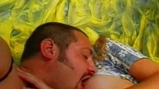 Slender looking German blonde fucking with a hard pecker