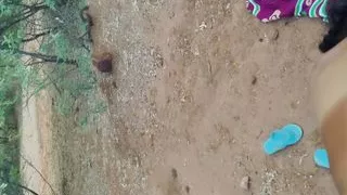 Desi aunty outdoor village sex